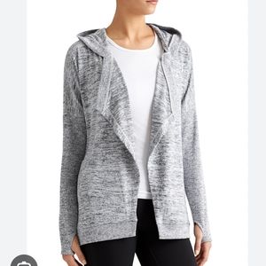 Athleta Hooded Cowl Neck Sweatshirt size small